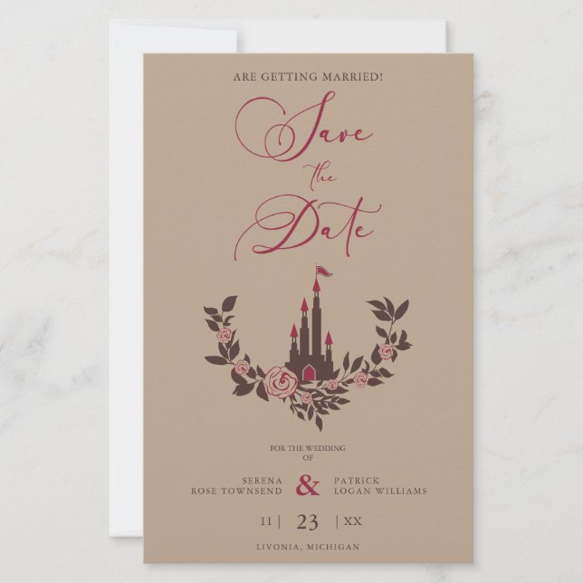 Barato de hadas Romántico Castillo de Garland Boda (Devant)