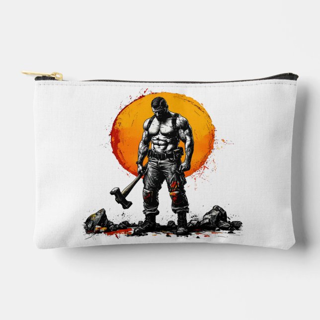 barbare guerrier fantasmes médiévauxPrint Cut Sac  (Recto)