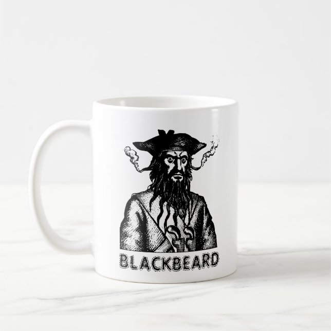 Barbe Noire Café Mug (Gauche)