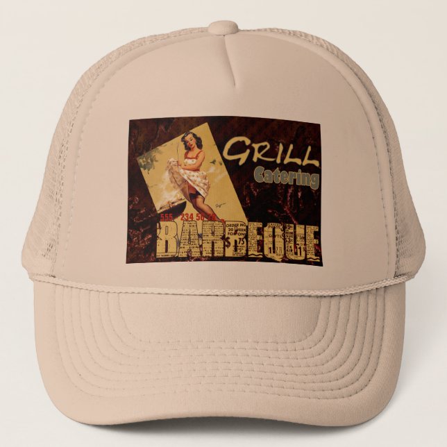Barbecue - Casquette imprimé (Devant)