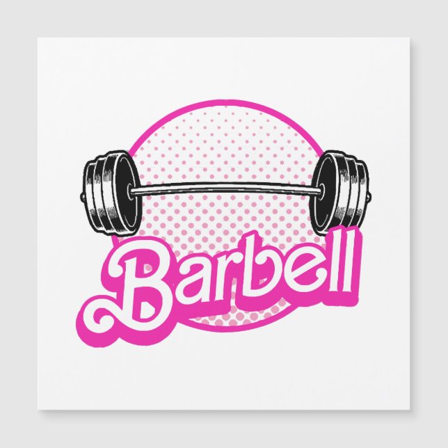 Barbell - rose (Devant)