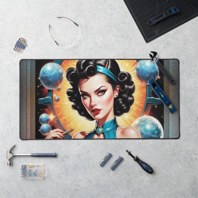 Barbenheimer Retro Fusion de l'âge atomique (Poste de travail)