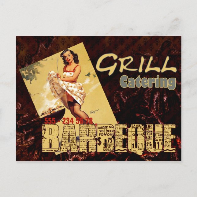 Barbeque - Carte postale (Devant)