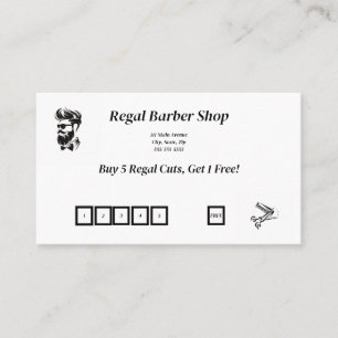 Barber Shop Carte de visite / Barber Shop Loyalty