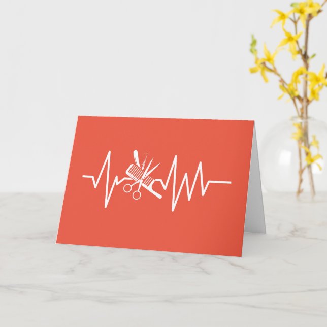 Barber Shop - Ciseaux Barber Comb Cartes Heartbeat (Fleur jaune)