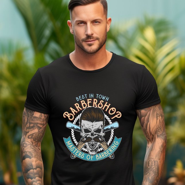 Barbershop Master en T-shirt de barbarie (Créateur téléchargé)