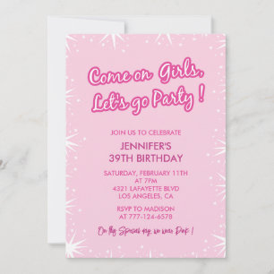 Barbi 39e anniversaire invitations tendance Sparkl
