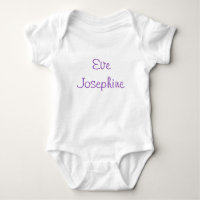 Barboteuse personnalisée de bébé