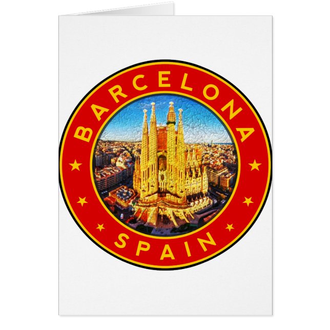 Barcelona, Spain, circle, red (Devant)
