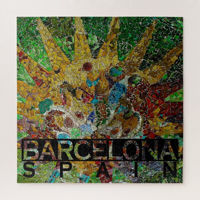 Barcelona Square Puzzle (Vertical)