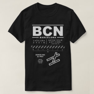 Barcelone - Aéroport El Prat BCN T-Shirt
