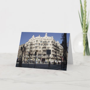 Barcelone, Espagne, Gaudi, carte de voeux