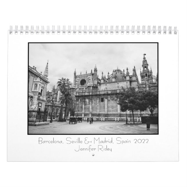 Barcelone, Séville et Madrid, Espagne - Calendrier (Protection)