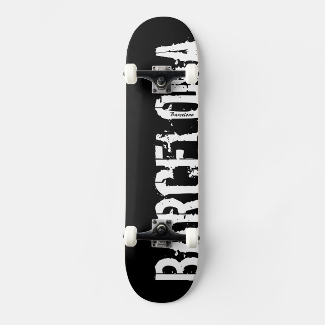 Barcelone - Style urbain - Skateboard (Recto)
