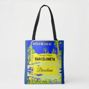 Barceloneta, sac de style Barcelone-bleu foncé