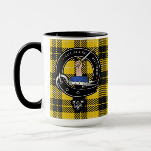 Barclay Clan Badge & Tartan Combo 15oz Mug