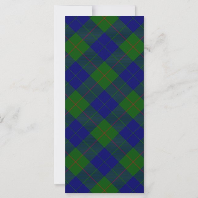 Barclay clan tartan bleu vert plaid (Devant)