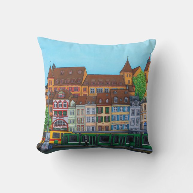 Barfüsserplatz Rendez-vous Coussin De Lisa Lorenz (Recto)