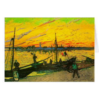 Barges de charbon Van Gogh Art