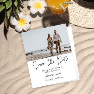 Bargin Photo & Typographie Enregistrer la date Bla