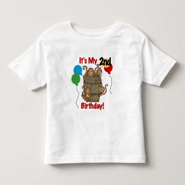 Baril de 2èmes T-shirts et cadeaux d'anniversaire (Devant)