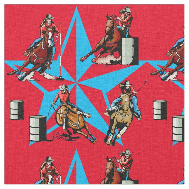 Baril de cow-girl emballant le tissu de (Fermer)