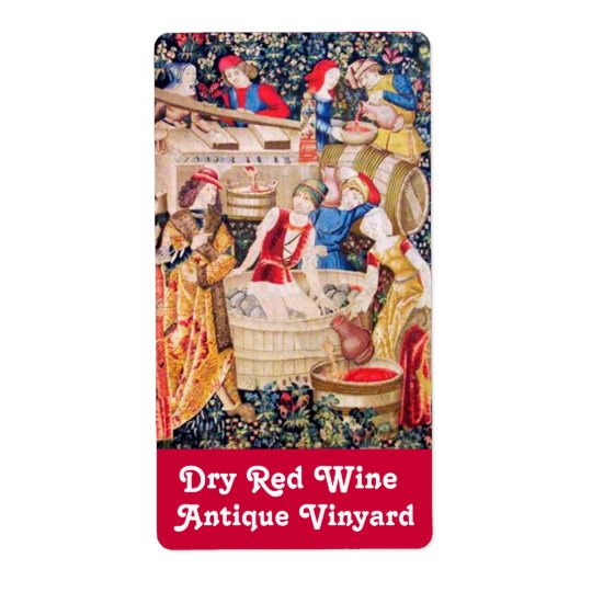 BARILS DE VIEILLE DE RAISIN RÉCOLTE DE VIGNOBLE ET ÉTIQUETTE D’EXPÉDITION
