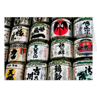 Barils japonais de saké