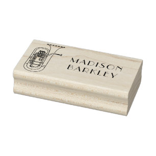 Baritone Musicien Groupe Enseignant Tampon en caou