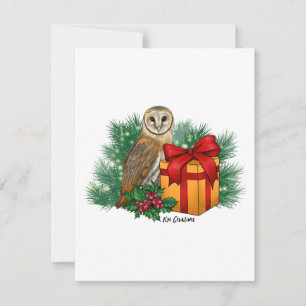 Barn owl - carte de vacances