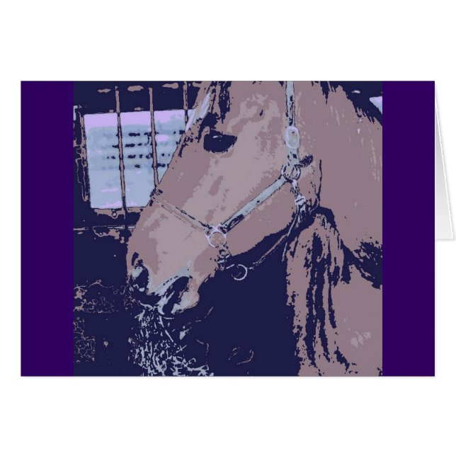 Barne Horse Pop Art (Devant horizontal)