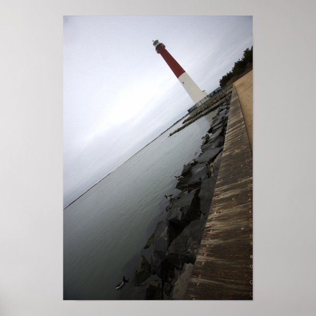 Barnegat Light Lighthouse Photo Poster (Devant)