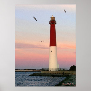 Barnegat Light, Long Beach Island, NJ Poster