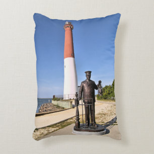 Barnegat Lighthouse, New Jersey Coussin Accent