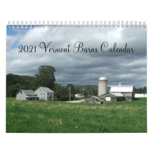 Barnes du Vermont 2021 - Calendrier