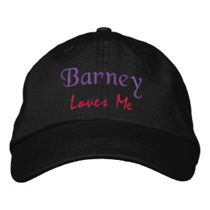 Barney M'Aime Brodé Nom Casquette / Casquette