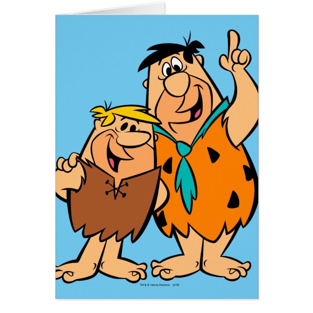 Barney Rubble et Fred Flintstone (Devant)