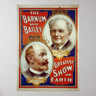 Barnum et copie ou affiche de Bailey