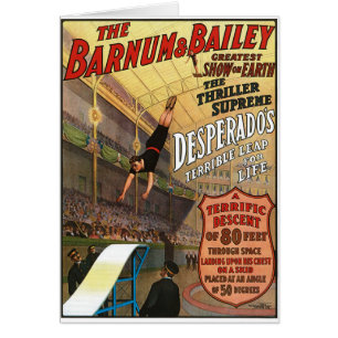 Barnum et saut du desperado de Bailey pendant la