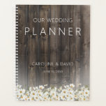 Barnwood et marguerites Mariage rustique<br><div class="desc">Ce wedding planner rustique et amusant comprend du bois de barbe et un champ de marguerites. Il correspond à la collection Mariage Suite Barnwood & Daisies créée par Simply Farmhouse Press.</div>