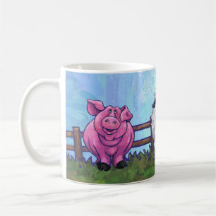 Barnyard Animal Mug Ciel bleu