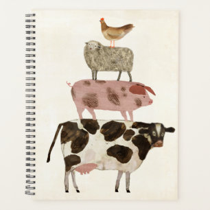 Barnyard Buds - Vache, cochon, mouton et hen