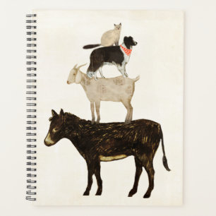 Barnyard Bufs - Âne, Chèvre, Chien, Chat
