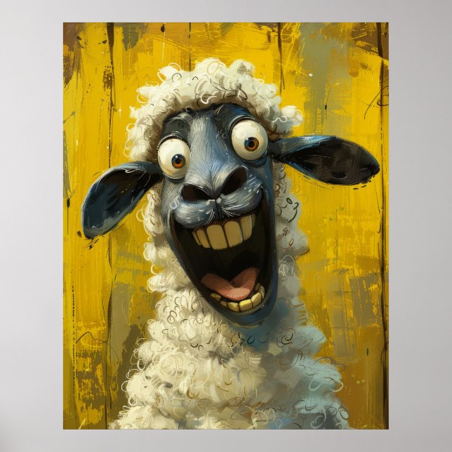 Barnyard Burst - Hilaried Portrait Poster (Devant)