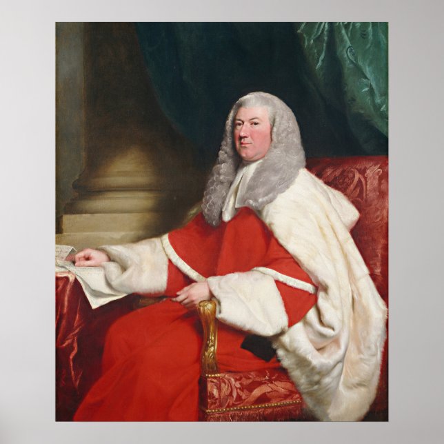 Baron Graham - John S. Copley Poster des beaux-art (Devant)