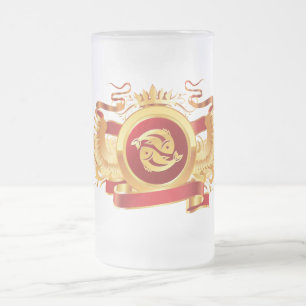 Baron rouge "zodiaque Poissons" tasse en verre