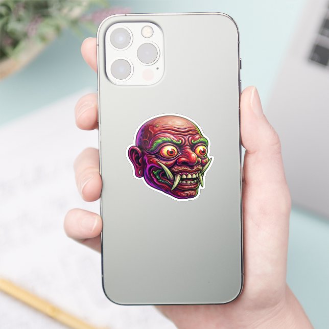 Barong Roi des Esprits Autocollant - Éloigne le Ma (Téléphone)