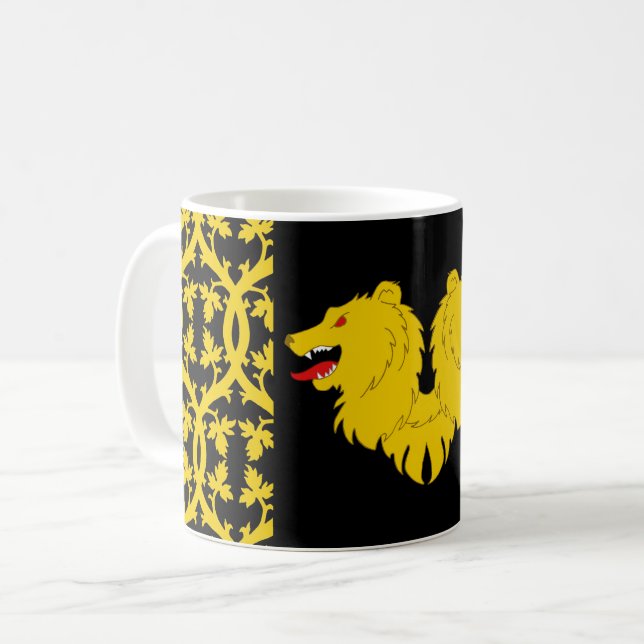 Barony of Adiantum Populace Badge Café Mug (Devant gauche)