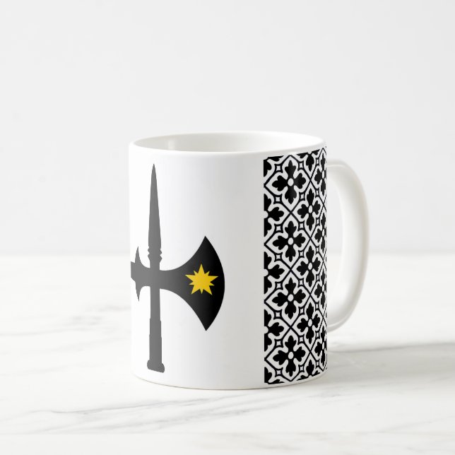 Barony of Bryn Gwlad Populace Badge Coffee Mug (Devant droit)