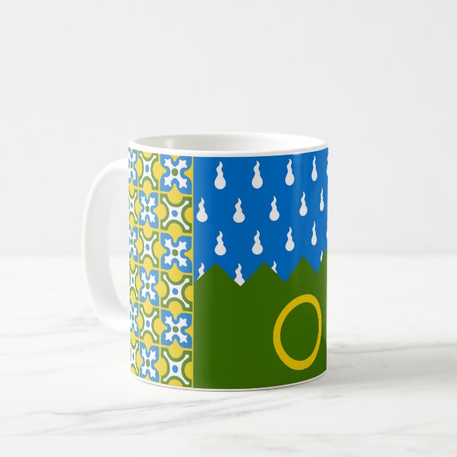 Barony of Endless Hills Populace Badge de café Mug (Devant gauche)